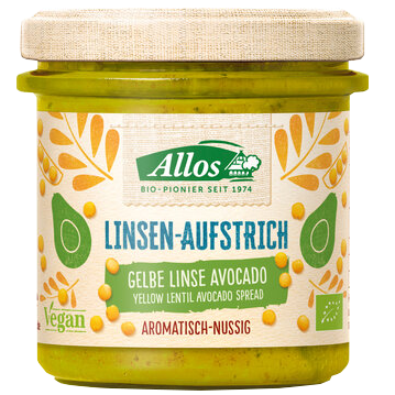 crema spalmabile lenticchie gialle avocado (140gr)